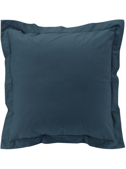 Funda de almohada lisa de percal de algodón - Kiabi