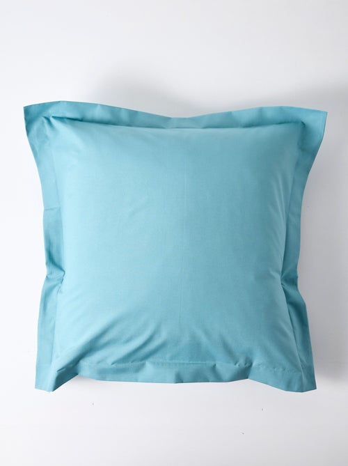 Funda de almohada lisa de polialgodón - Afibel - Kiabi