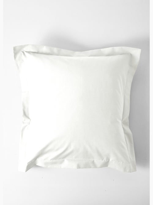 Funda de almohada lisa de polialgodón - Afibel - Kiabi