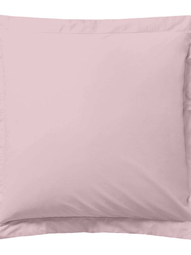 Funda de almohada lisa viejo rosa - Kiabi