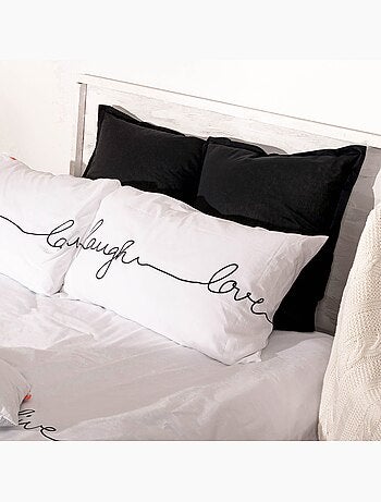 Funda de almohada Live "Happyfriday