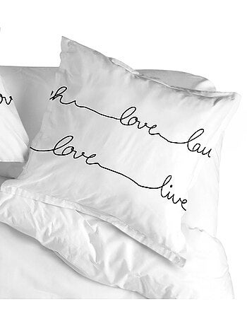 Funda de almohada Live "Happyfriday