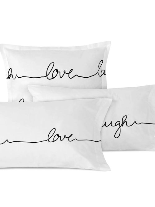 Funda de almohada Live "Happyfriday" - Kiabi