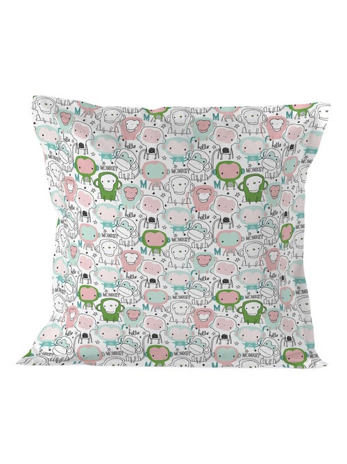 Funda de almohada Macaque "Happyfriday" - Kiabi