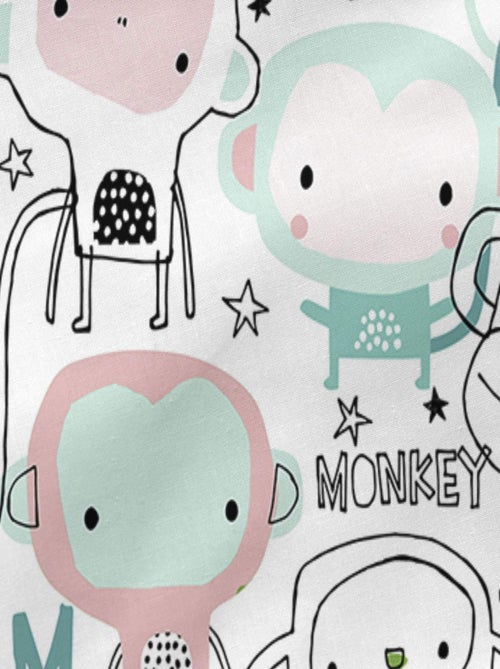 Funda de almohada Macaque "Happyfriday" - Kiabi