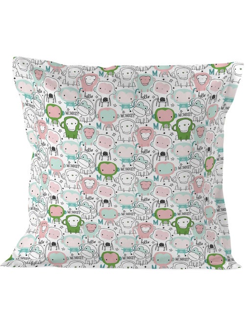 Funda de almohada Macaque "Happyfriday" - Kiabi Funda de almohada Macaque "Happyfriday" - Kiabi