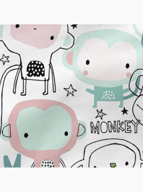 Funda de almohada Macaque "Happyfriday" - Kiabi Funda de almohada Macaque "Happyfriday" - Kiabi