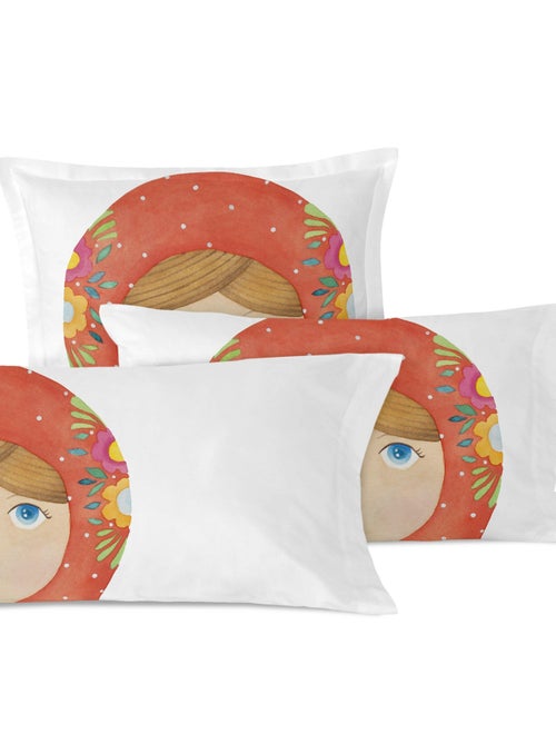 Funda de almohada Matryoshka "Happyfriday" - Kiabi