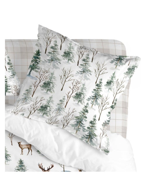 Funda de almohada Mystical winter "Happyfriday" - Kiabi Funda de almohada Mystical winter "Happyfriday" - Kiabi