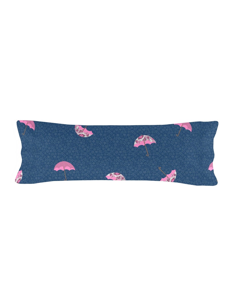 Funda de almohada Nanny "Happyfriday" Azul Rosa - Kiabi