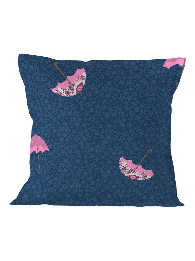 Funda de almohada Nanny "Happyfriday" Azul Rosa - Kiabi