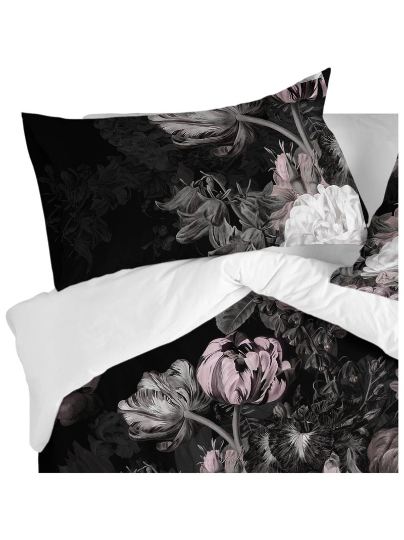 Funda de almohada Onyx "Happyfriday" Negro Rosa - Kiabi