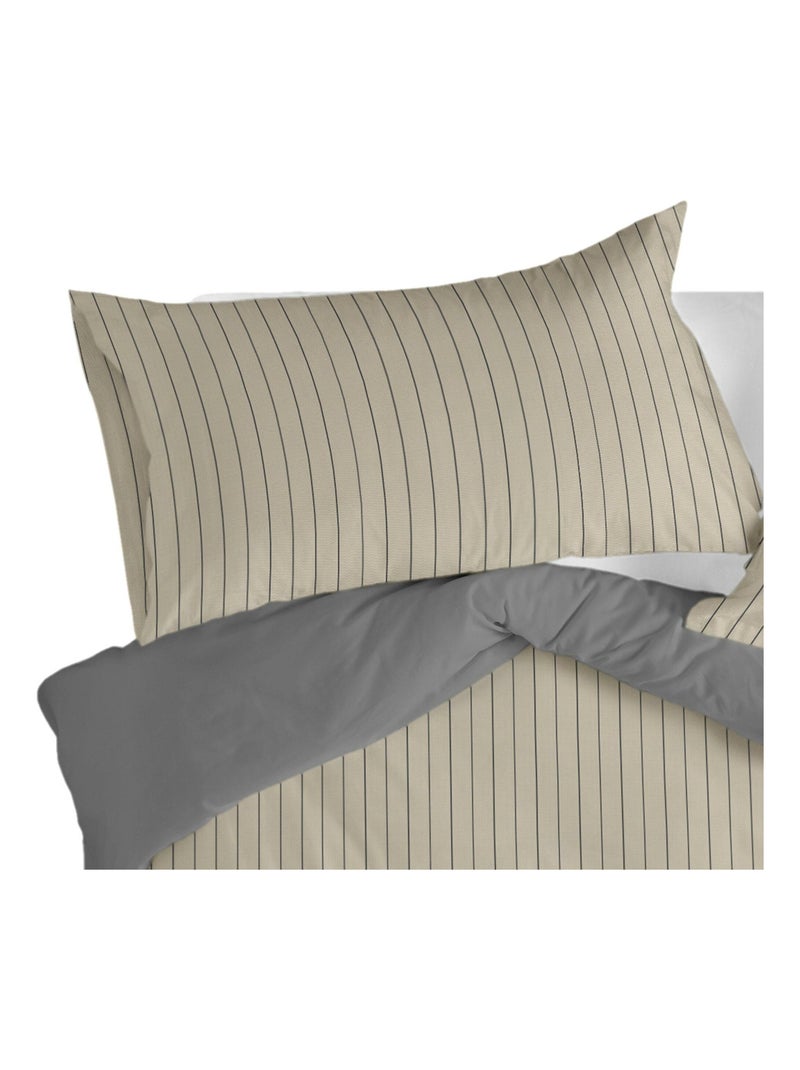 Funda de almohada Oxford "Happyfriday" Beige - Kiabi