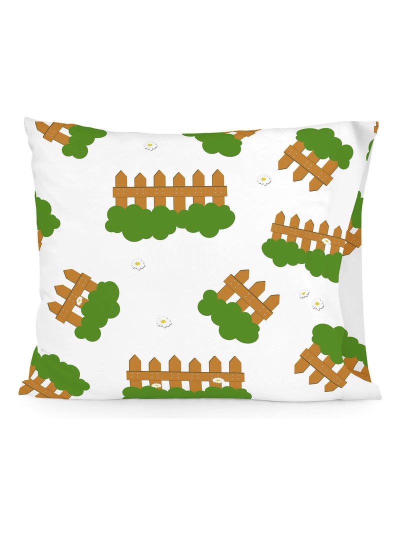 Funda de almohada Piggys "Happyfriday" Blanco - Kiabi