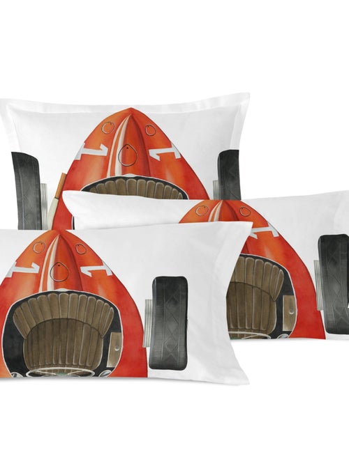 Funda de almohada Racer car "Happyfriday" - Kiabi