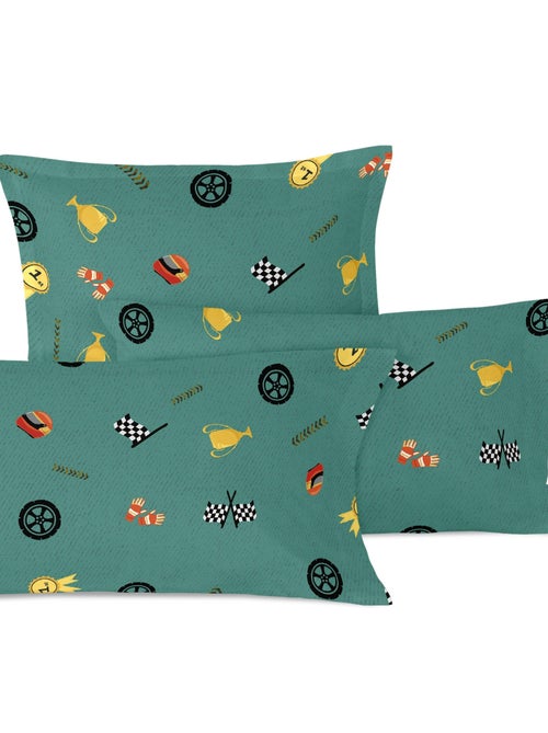 Funda de almohada Racer car "Happyfriday" - Kiabi