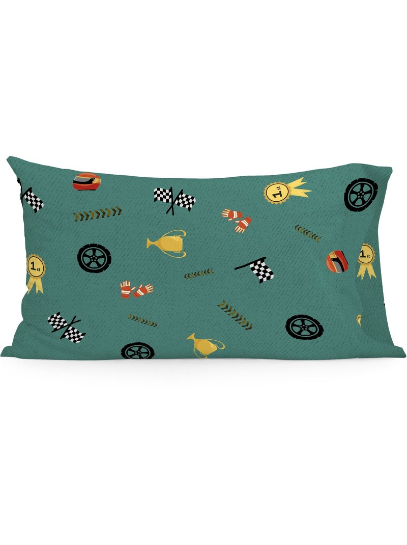 Funda de almohada Racer car "Happyfriday" Multicolor - Kiabi
