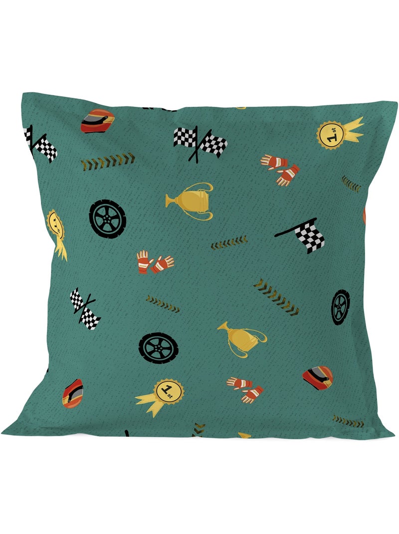 Funda de almohada Racer car "Happyfriday" Multicolor - Kiabi