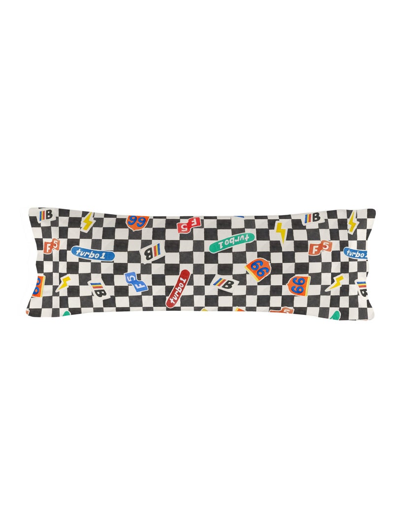Funda de almohada Racer "Happyfriday" Amarillo - Kiabi