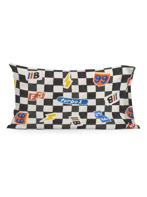 Funda de almohada Racer "Happyfriday" - Kiabi