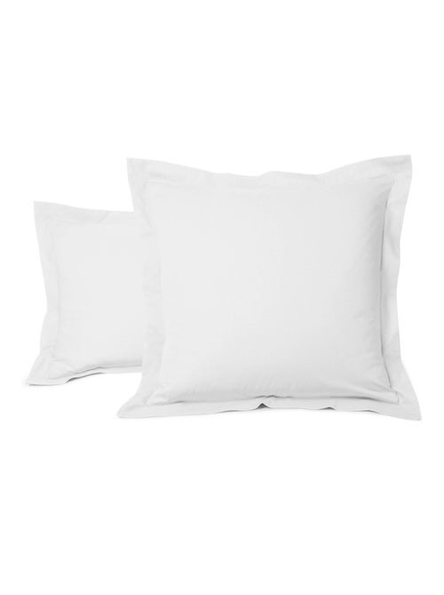 Funda de almohada RELAX lisa de puro algodón - AFIBEL - Kiabi