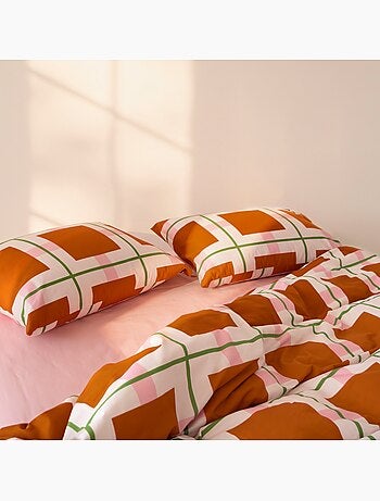 Funda de almohada Retro arty "Happyfriday