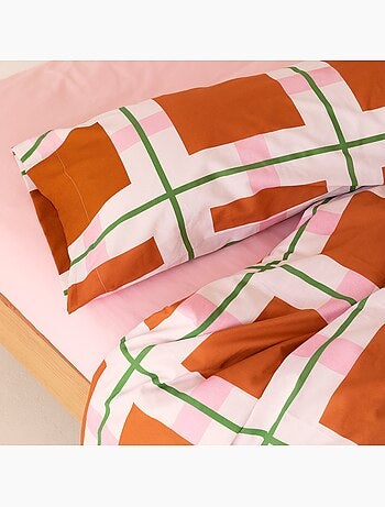 Funda de almohada Retro arty "Happyfriday