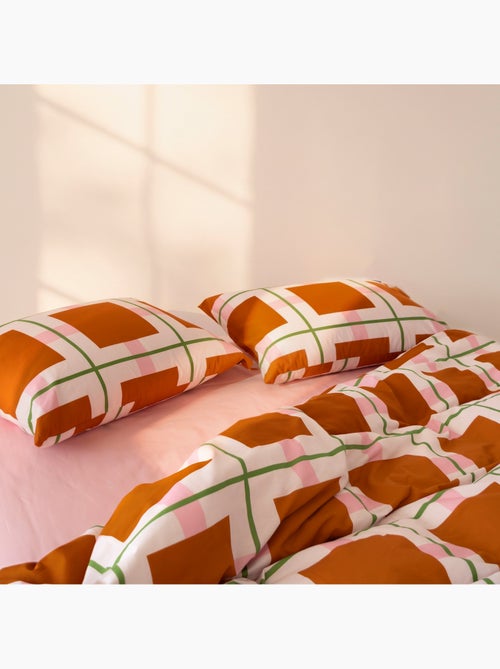 Funda de almohada Retro arty "Happyfriday" - Kiabi