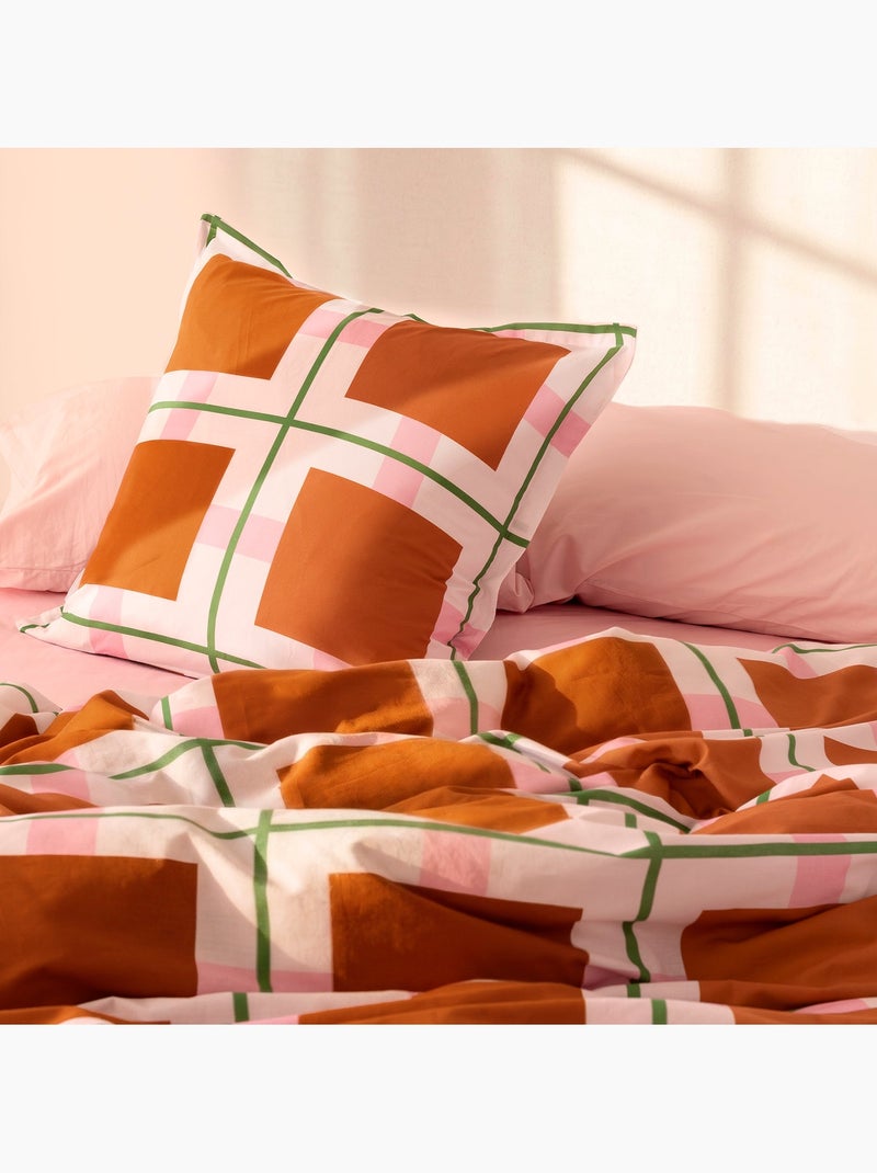 Funda de almohada Retro arty "Happyfriday" Multicolor - Kiabi