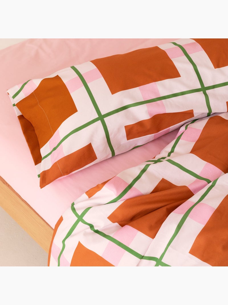 Funda de almohada Retro arty "Happyfriday" Multicolor - Kiabi
