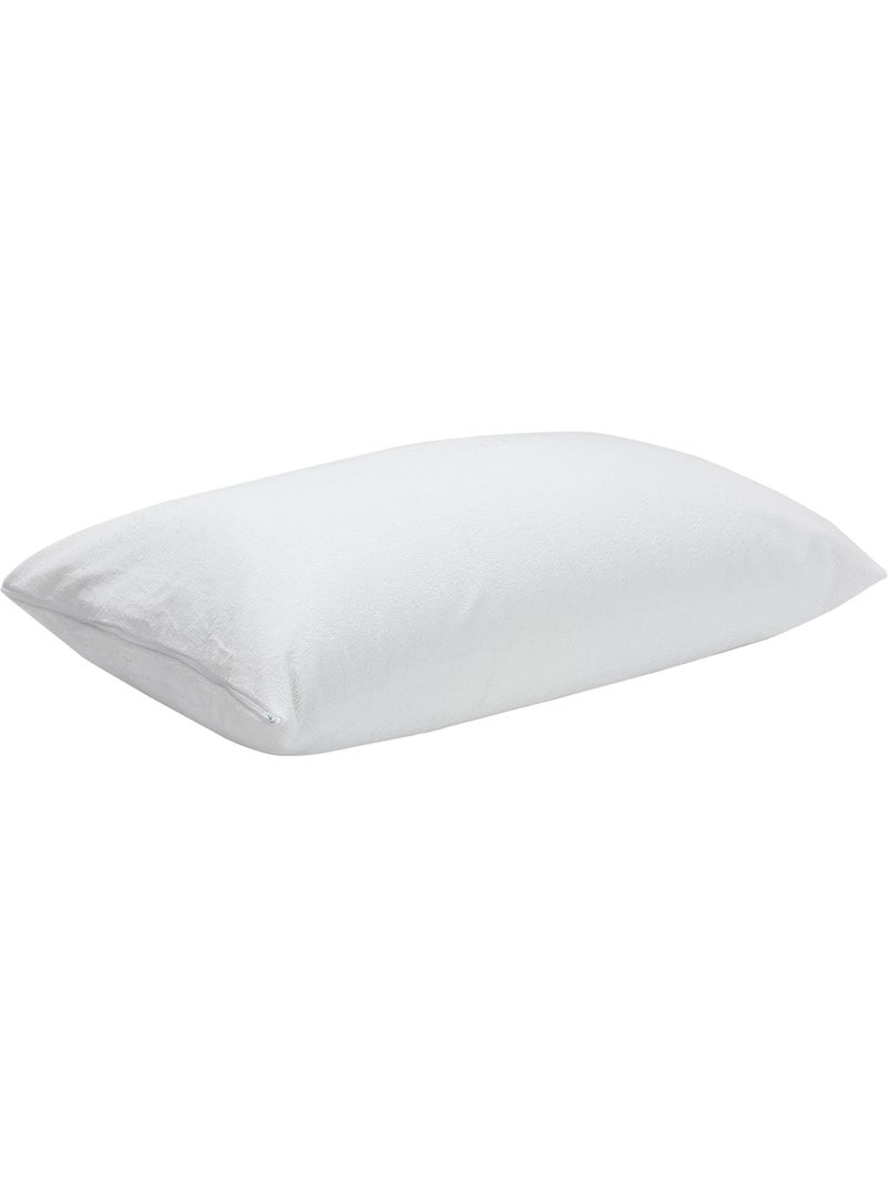 Funda de Almohada Rizo HOME Transpirable Impermeable Blanco - Kiabi