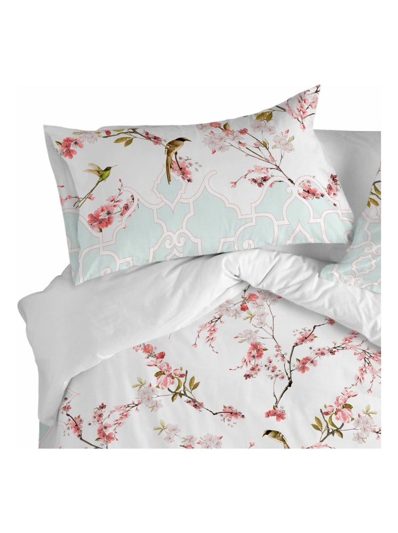 Funda de almohada Sakura "Happyfriday" Blanco - Kiabi
