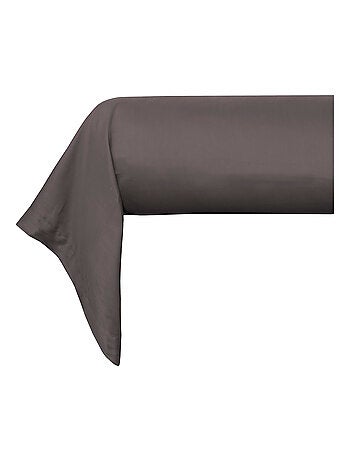 Funda de almohada satén de algodón 43*185 cm antracita