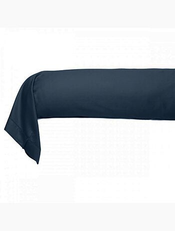 Funda de almohada satén de algodón 43*185 cm azul marino