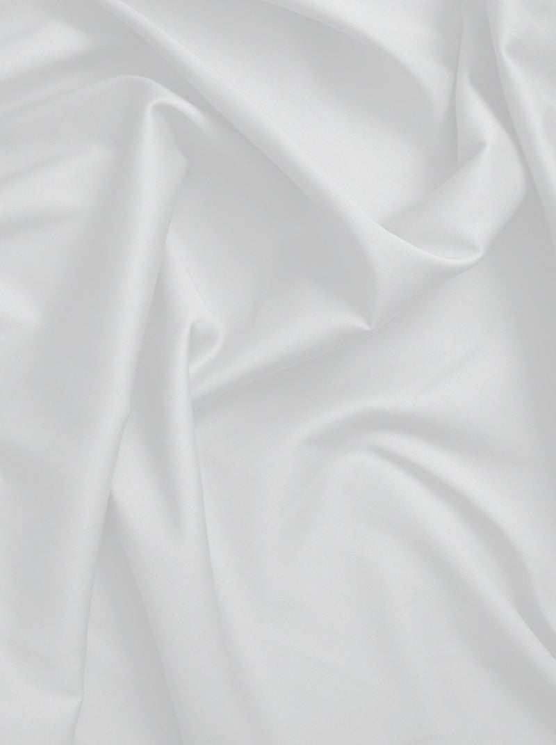 Funda de almohada satén de algodón 43*185 cm blanco Blanco - Kiabi