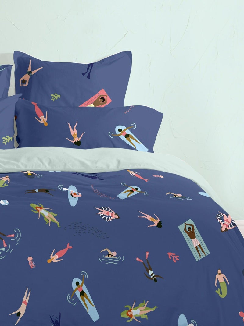 Funda de almohada Sea party "Happyfriday" Blanco - Kiabi