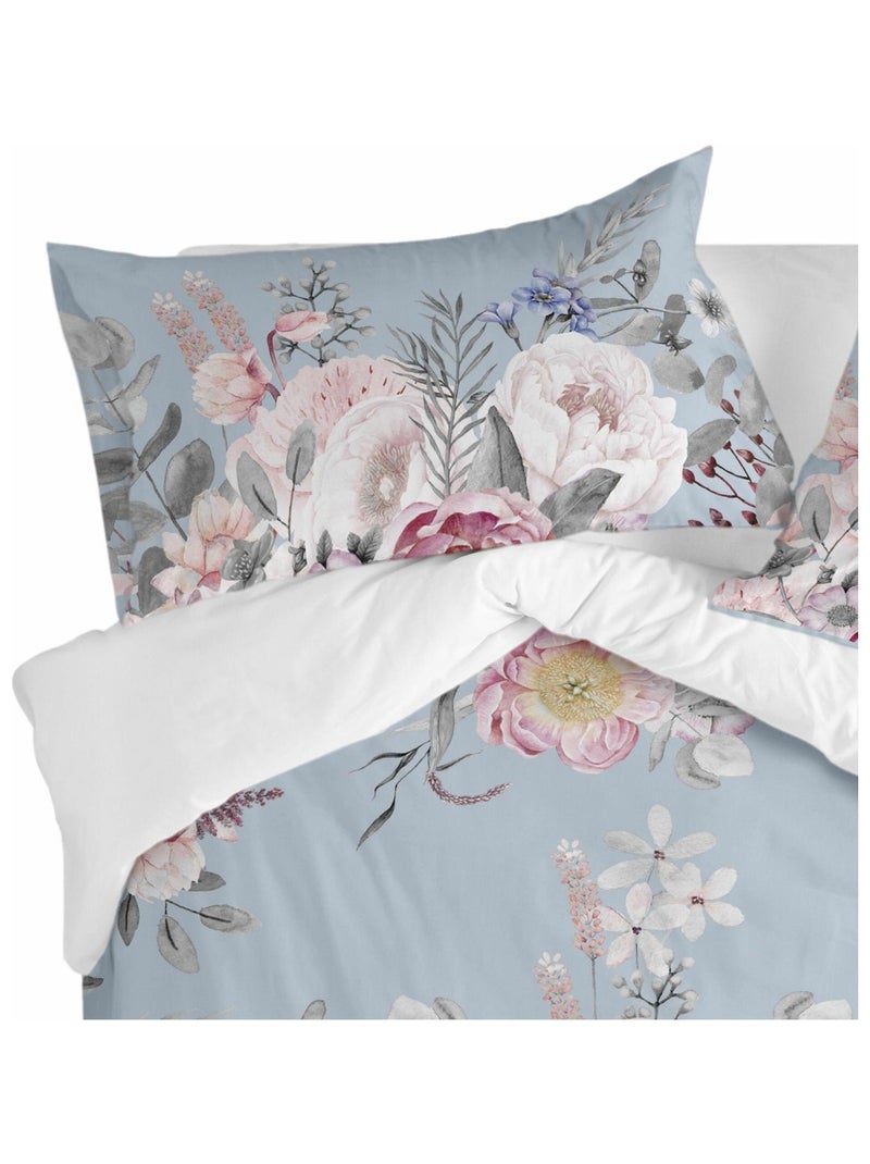Funda de almohada Soft bouquet "Happyfriday" Blanco - Kiabi