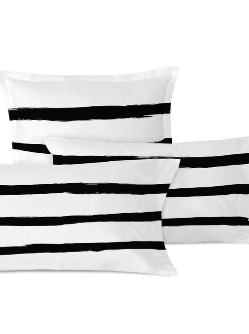 Funda de almohada Stripes "Happyfriday" - Kiabi