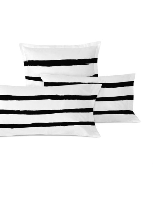 Funda de almohada Stripes "Happyfriday" - Kiabi