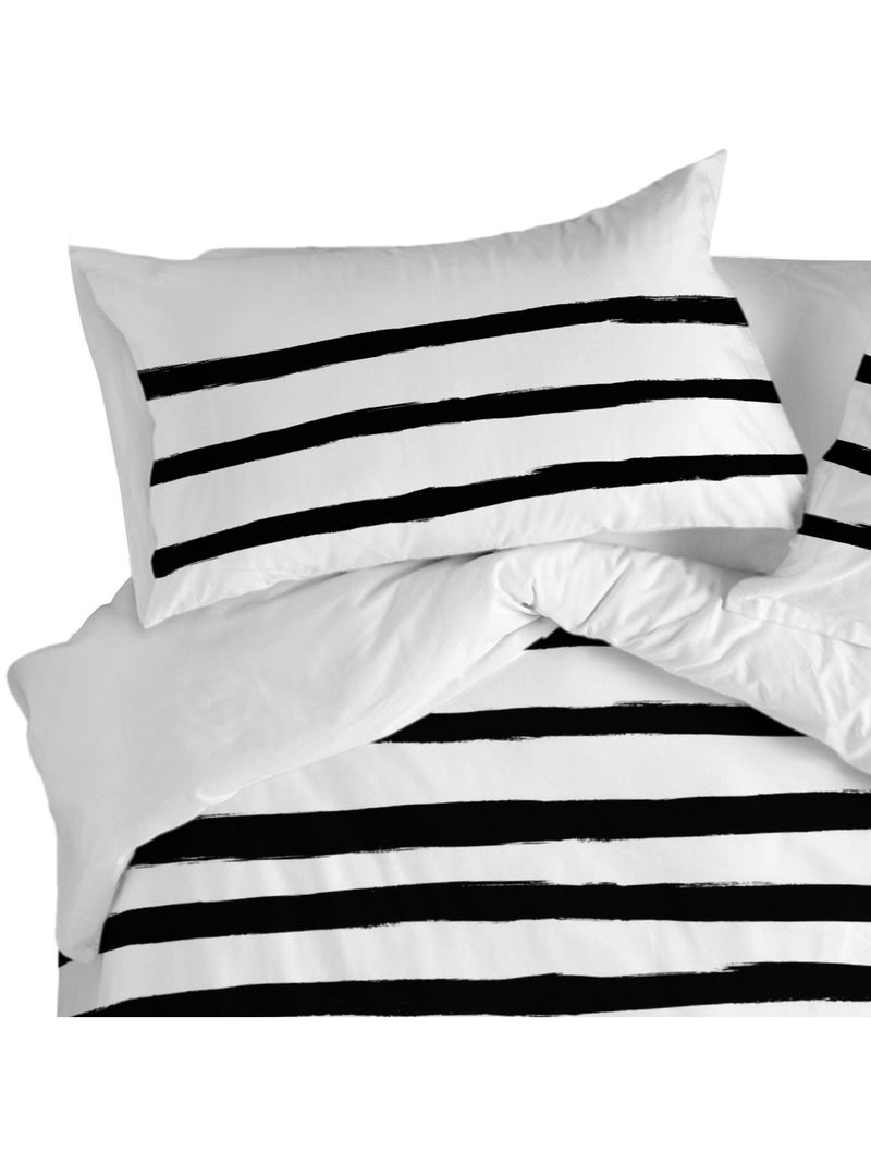 Funda de almohada Stripes "Happyfriday" Multicolor - Kiabi