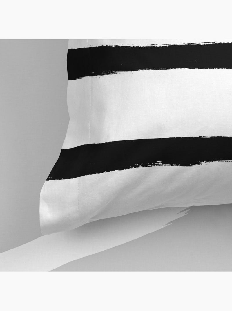 Funda de almohada Stripes "Happyfriday" Multicolor - Kiabi