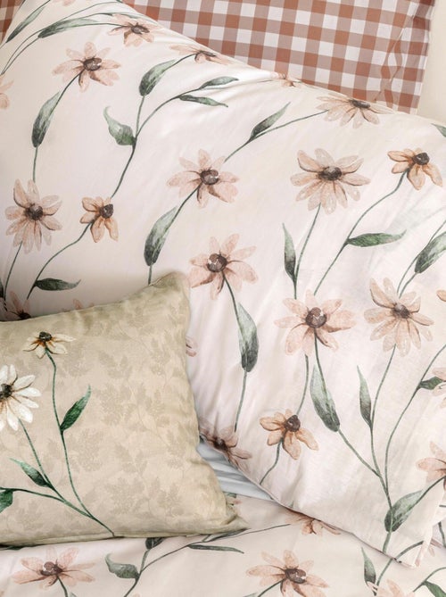 Funda de almohada Tinny bloom "Happyfriday" - Kiabi