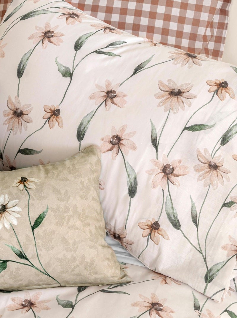 Funda de almohada Tinny bloom "Happyfriday" Blanco - Kiabi