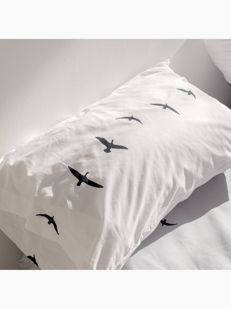 Funda de almohada Trip "Happyfriday" Blanco - Kiabi