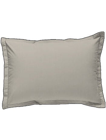 Funda de almohada UMA de algodón 100% 2 ud – volante con bourdon negro