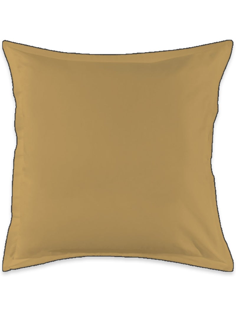 Funda de almohada UMA de algodón 100% 2 ud – volante con bourdon negro Miel - Kiabi