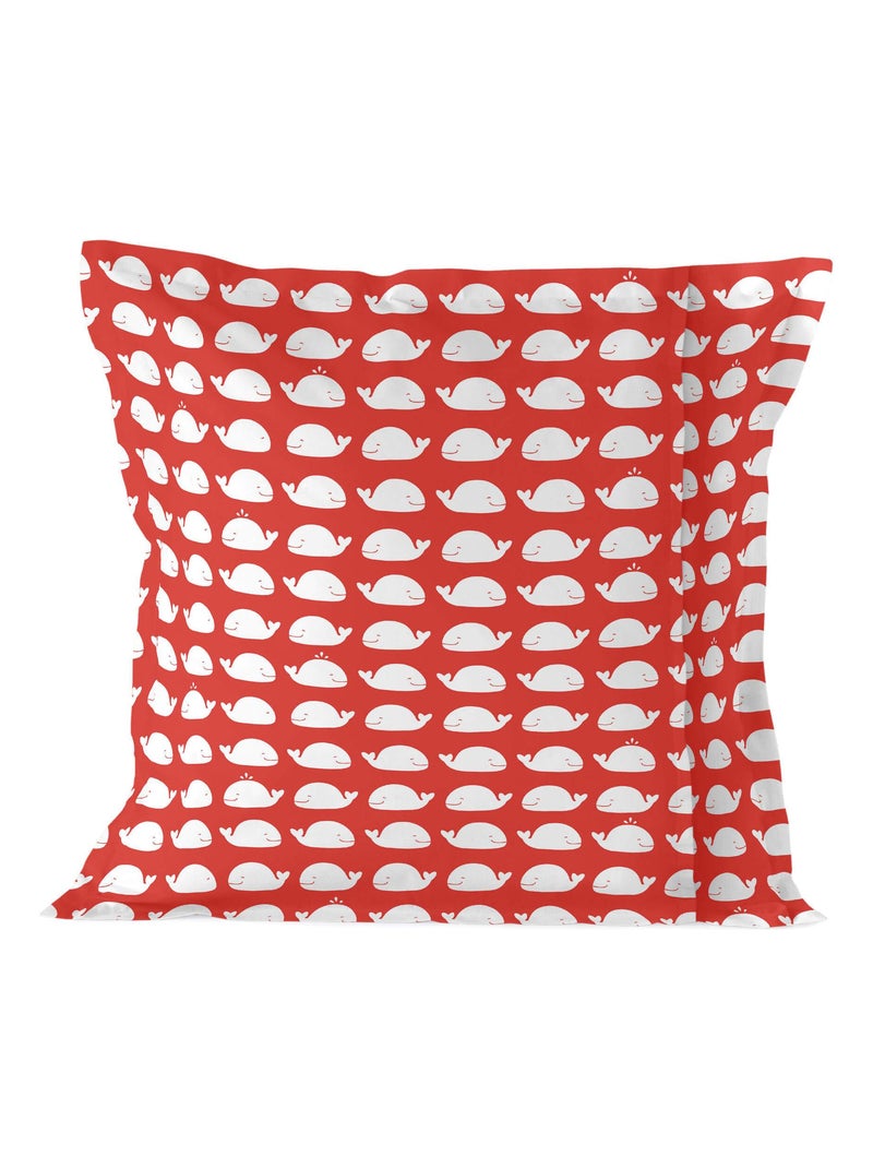 Funda de almohada Wooden puppet "Happyfriday" Blanco - Kiabi