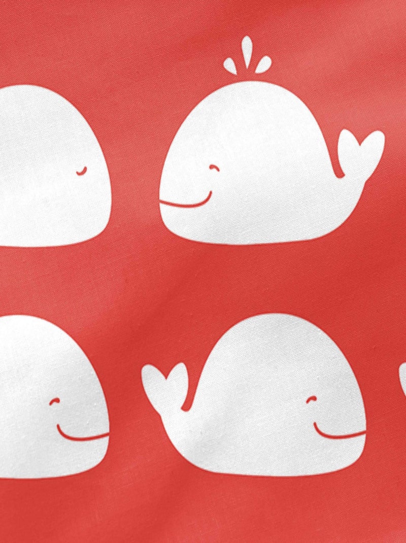 Funda de almohada Wooden puppet "Happyfriday" Blanco - Kiabi