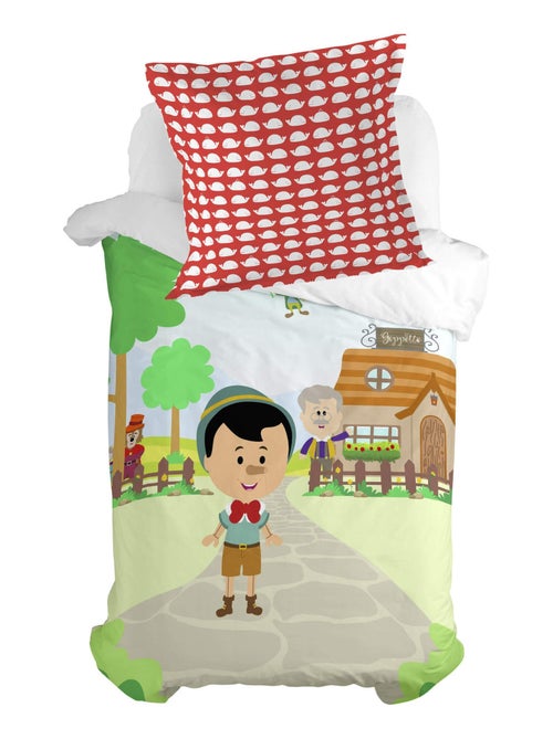 Funda de almohada Wooden puppet "Happyfriday" - Kiabi