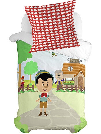 Funda de almohada Wooden puppet "Happyfriday